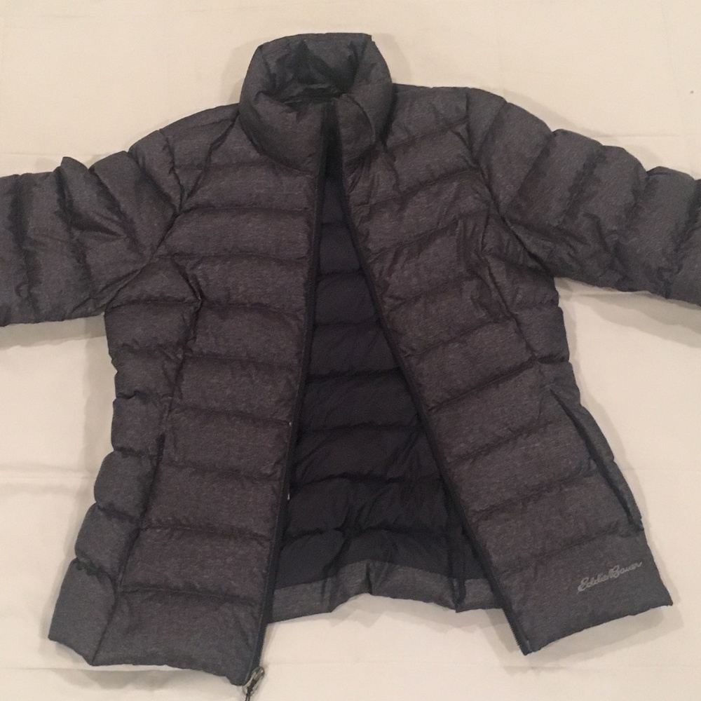 Eddie Bauer Navy puffy jacket